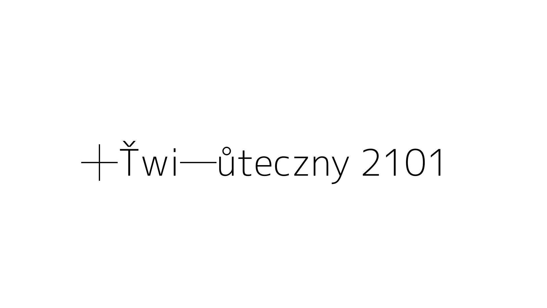 ┼Ťwi─ůteczny 2101